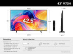 Samsung UN43M70HAFXZA TV 43" 4K Ultra HD Smart TV Wi-Fi Black