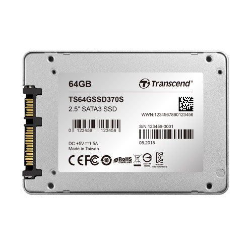 Transcend 370S 64 GB 2.5" Serial ATA III MLC