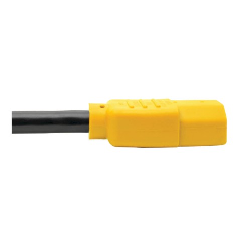 Tripp Lite P005-006-YW power cable Black, Yellow 70.9" (1.8 m) C13 coupler C14 coupler