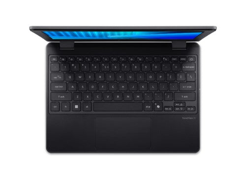 Acer TravelMate TMB311-34T-P4FG Intel® N N250 Laptop 11.6" Touchscreen Full HD 8 GB LPDDR5-SDRAM 128 GB SSD Wi-Fi 7 (802.11be) Windows 11 Pro Black