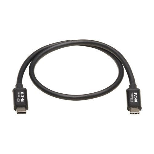 Tripp Lite MTB3-00M5-5A-B Thunderbolt cable 19.7" (0.5 m) 40 Gbit/s Black
