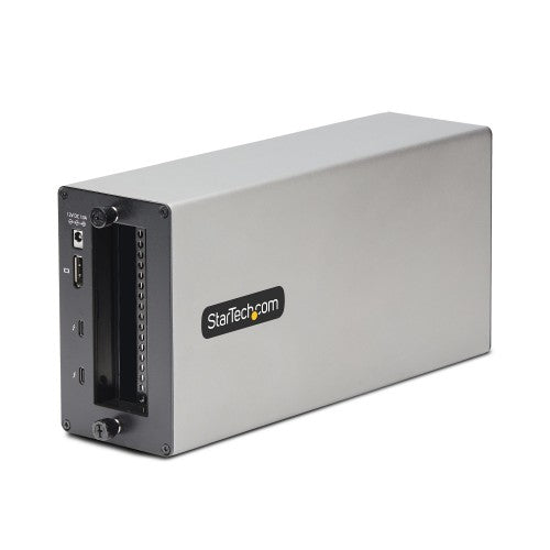 StarTech.com 2TBT3-PCIE-ENCLOSURE laptop dock/port replicator Wired Thunderbolt 3 Silver