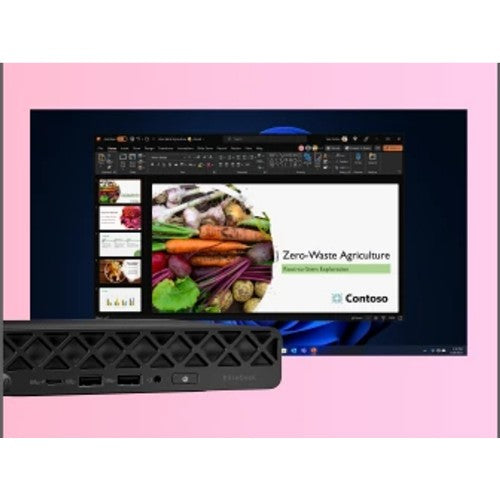 HP EliteDesk 8 Mini G1i Desktop AI PC Wolf Pro Security Edition Intel Core Ultra 9 64 GB DDR5-SDRAM 1 TB SSD Windows 11 Pro Mini PC