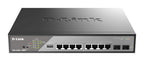 D-Link DSS-200G-10MPP network switch Managed L2 Gigabit Ethernet (10/100/1000) Power over Ethernet (PoE) 1U Black, Gray