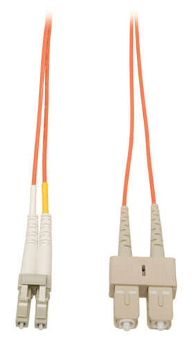 Eaton N516-03M InfiniBand/fibre optic cable 118.1" (3 m) 2x LC 2x ST OFNR Beige, Black, White