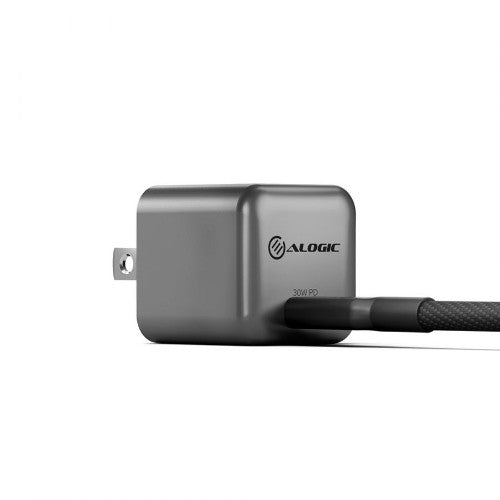 ALOGIC WCG1X30SGR-US mobile device charger Laptop, Smartphone, Tablet Black, Gray AC Fast charging Indoor