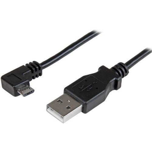 StarTech.com USBAUB50CMRA USB cable USB 2.0 19.7" (0.5 m) USB A Micro-USB A Black