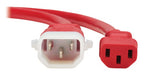 Eaton P005-E02-ARD-6 power cable Red 23.6" (0.6 m) IEC C14 IEC C13