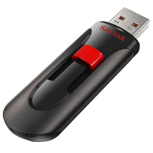 SanDisk Cruzer Glide USB flash drive 128 GB USB Type-A 2.0 Black, Red