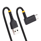 StarTech.com R2ACR-2M-USB-CABLE USB cable USB 2.0 78.7" (2 m) USB A USB C 0.48 Gbit/s 60 W Black