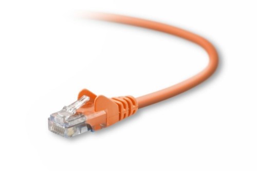 Belkin Cat5e, 5ft, 1 x RJ-45, 1 x RJ-45, Orange networking cable 59.1" (1.5 m)