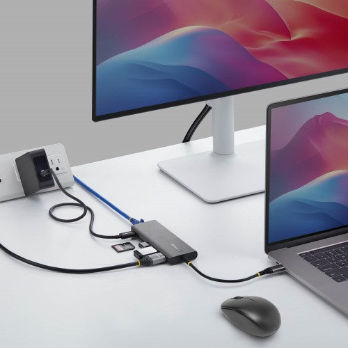 StarTech.com 177B-USBC-MULTIPORT laptop dock/port replicator Wired USB 3.2 Gen 2 (3.1 Gen 2) Type-C Gray