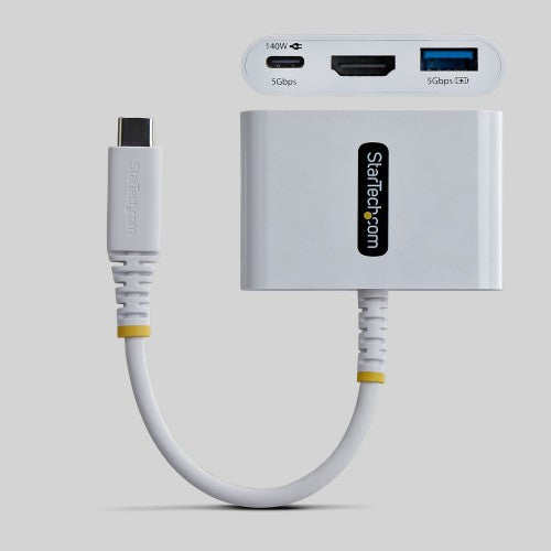 StarTech.com 168W-USBC-MULTIPORT laptop dock/port replicator Wired USB 3.2 Gen 1 (3.1 Gen 1) Type-C White