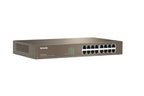 Tenda 16-port Gigabit Ethernet Switch Unmanaged Blue