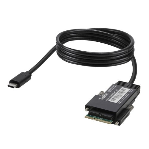 Belkin F1DN2MOD-HC-U USB cable 36" (0.914 m) USB C Black