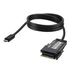 Belkin F1DN2MOD-HC-U USB cable 36" (0.914 m) USB C Black