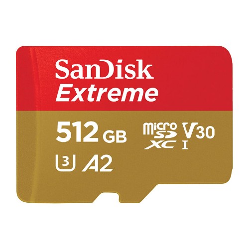 SanDisk Extreme 512 GB MicroSDXC UHS-I Class 10