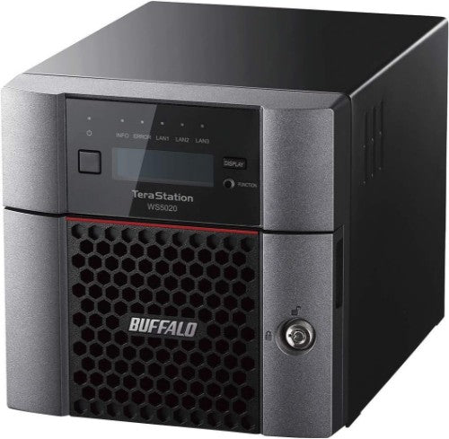 Buffalo TeraStation WS5220DN NAS Desktop Intel Atom® C3338 8 GB DDR4 8 TB HDD Black