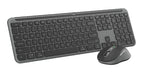 Logitech 920-012427 keyboard Mouse included Office RF Wireless + Bluetooth QWERTY English Graphite