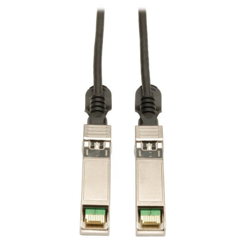 Tripp Lite N280-01M-BK InfiniBand/fibre optic cable 39.4" (1 m) SFP+ Black