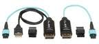 Eaton P580F-000 video cable adapter 3937" (100 m) DisplayPort Aqua color, Black