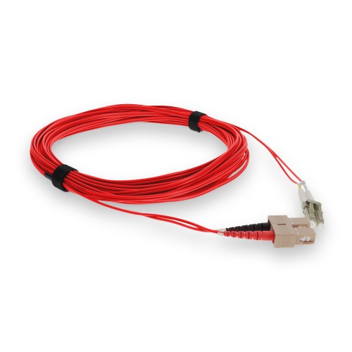 AddOn Networks ADD-SC-LC-6M5OM4-RD-TAA InfiniBand/fibre optic cable 236.2" (6 m) OFNR Red
