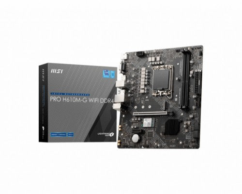MSI PRO H610M-G WIFI DDR4 motherboard Intel H610 LGA 1700 micro ATX