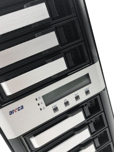 Areca ARC-8050T3U-8 NAS/storage server Tower Ethernet LAN Black