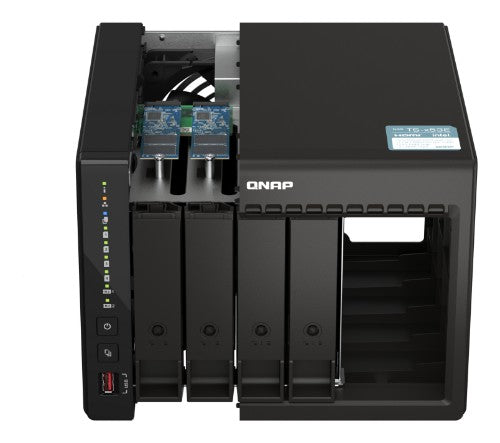 QNAP TS-453E NAS Tower Intel® Celeron® J6412 8 GB 0 TB QNAP Turbo System Black