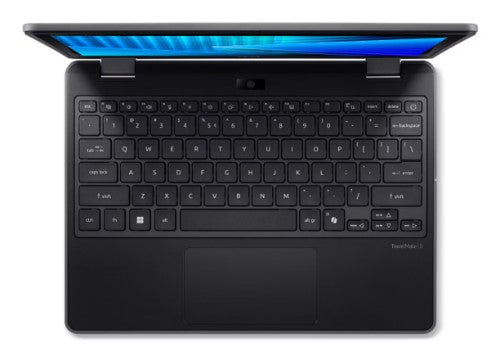 Acer TravelMate Spin B3 TMB312R-31-C45D Hybrid (2-in-1) 12.2" Touchscreen WUXGA 4 GB LPDDR5-SDRAM 128 GB eMMC Wi-Fi 7 (802.11be) Windows 11 Pro Education Black