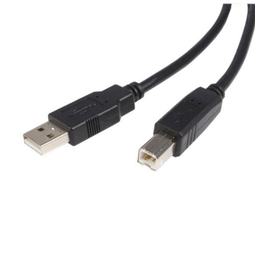 StarTech.com USB2HAB15 USB cable USB 2.0 181.1" (4.6 m) USB A USB B 0.48 Gbit/s Black