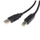 StarTech.com USB2HAB15 USB cable USB 2.0 181.1" (4.6 m) USB A USB B 0.48 Gbit/s Black