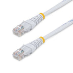 StarTech.com 1 ft White Molded Category 5e (350 MHz) UTP Patch Cable networking cable 11.8" (0.3 m)