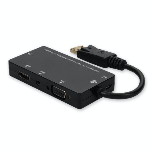 AddOn Networks DP2VGAA-AA video cable adapter 7.87" (0.2 m) DisplayPort VGA + HDMI + DVI Black