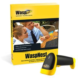 Wasp WLR8950 Handheld bar code reader CCD Black,Yellow