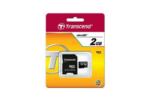 Transcend TS2GUSD memory card 2 GB MicroSD NAND