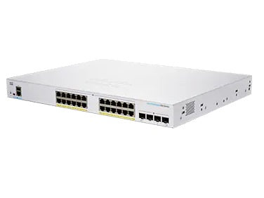 Cisco CBS250-24P-4GNA-RF network switch Managed L2/L3 Gigabit Ethernet (10/100/1000) Silver