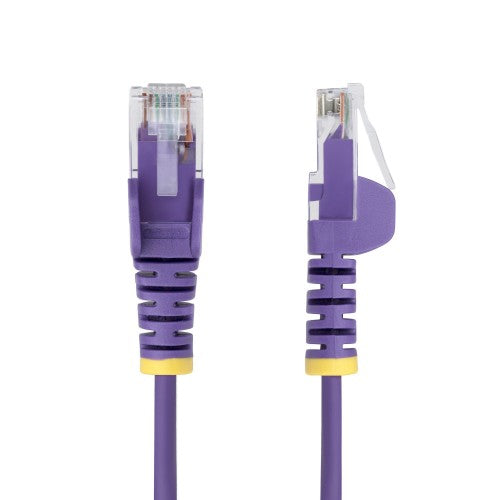 StarTech.com N6PAT9INPLS networking cable Purple 7.87" (0.2 m) Cat6 U/UTP (UTP)