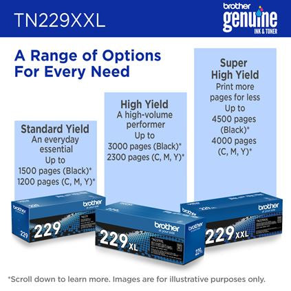 Brother TN-229XXLY toner cartridge 1 pc(s) Original Yellow
