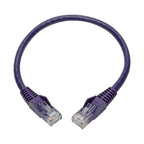 Tripp Lite N201-001-PU networking cable Purple 11.8" (0.3 m) Cat6 U/UTP (UTP)