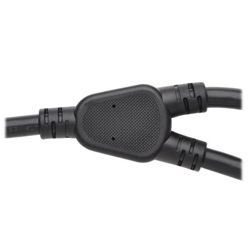 Tripp Lite P032-002-2C13 power cable Black 24" (0.61 m) C13 coupler C20 coupler