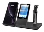 Yealink WH67 UC Headset Wireless Ear-hook, Head-band, Neck-band Office/Call center Bluetooth Charging stand Black