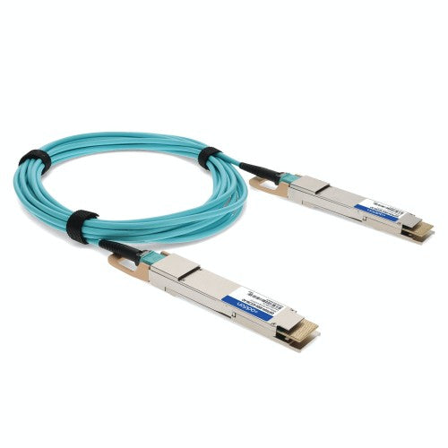 AddOn Networks QSFPDD4-400G-AOC3M-AO InfiniBand/fibre optic cable 118.1" (3 m) QSFP-DD AOC Aqua color