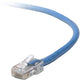 Belkin RJ45 Cat5e Patch cable, 7.6m networking cable Blue 299.2" (7.6 m) U/UTP (UTP)