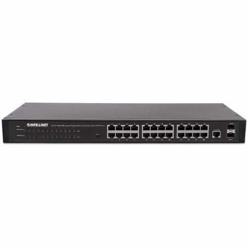 Intellinet 560917 network switch Managed Gigabit Ethernet (10/100/1000) 1U Black