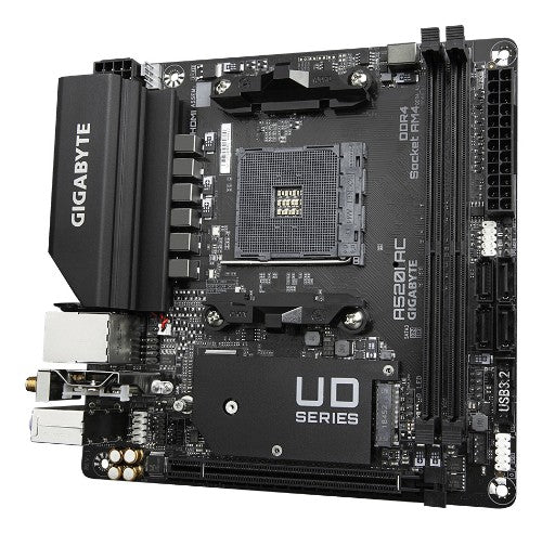 GIGABYTE A520I AC motherboard AMD A520 Socket AM4 mini ITX