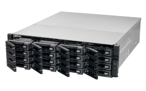 QNAP TS-EC1680U R2 NAS Rack (3U) Ethernet LAN Black, Gray E3-1246V3
