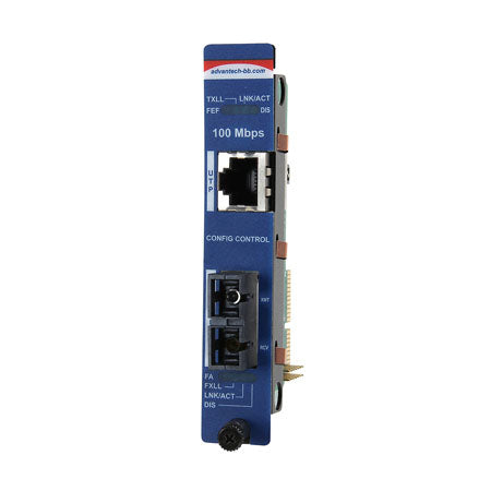 Advantech IMC-751-SSET network media converter Internal 100 Mbit/s 1550 nm Blue