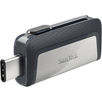 SanDisk Ultra Dual USB flash drive 64 GB USB Type-A / USB Type-C 3.2 Gen 1 (3.1 Gen 1) Black, Silver