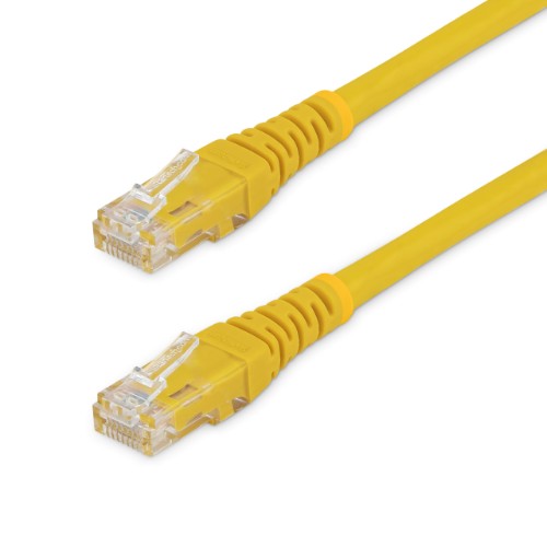 StarTech.com C6PATCH15YL networking cable Yellow 181.1" (4.6 m) Cat6 U/UTP (UTP)